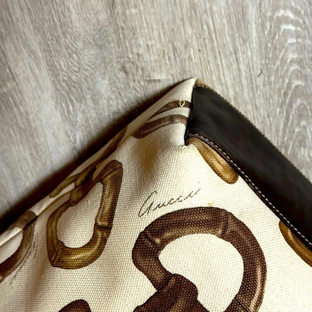 ❌❌ SOLD ❌❌. DO NOT BUY Large Canvas Tote Bag w Leather trim - Picture 15 of 15